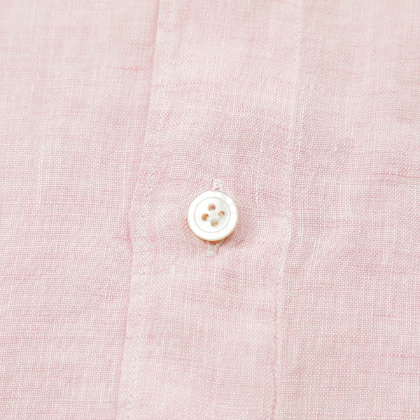 Finamore カッタウェイシャツ ピンク Mサイズ Finamore フィナモレ メンズ シャツ カッタウェイ コットン